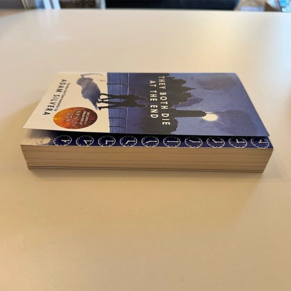They Both Die at the End Paperback YA Novel by Adam Silvera HarperTeen